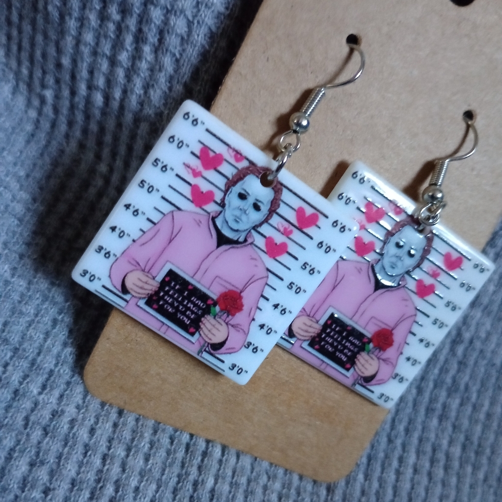 Michael Meyers earrings - Picture 3 of 4